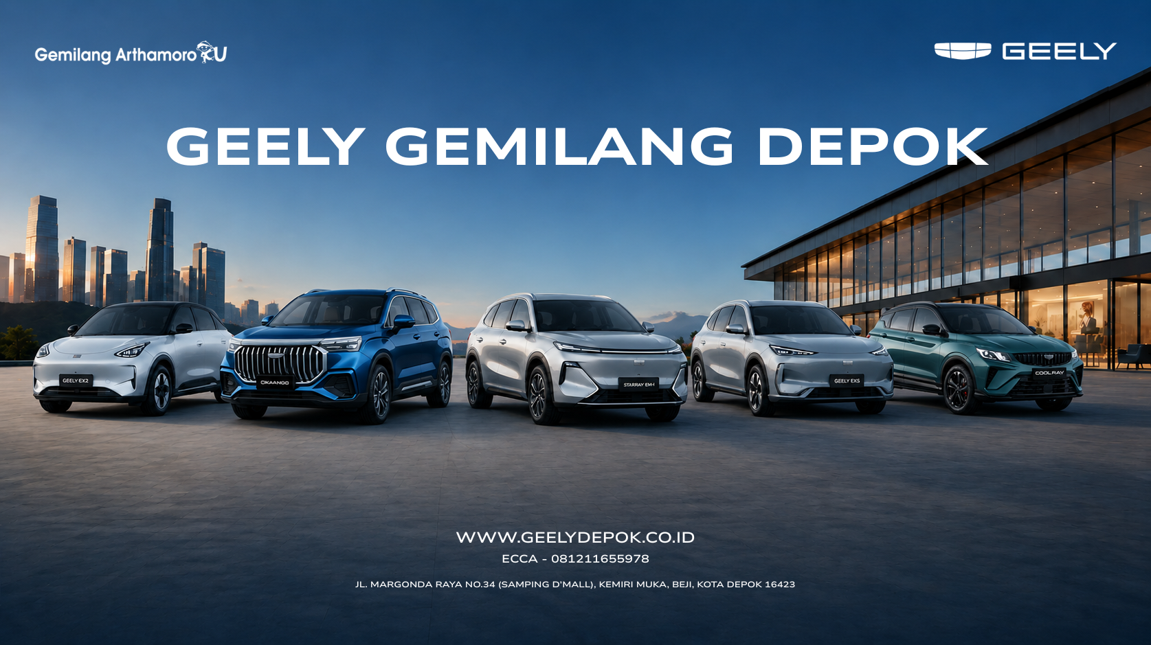 KONTAK DEALER GEELY DEPOK