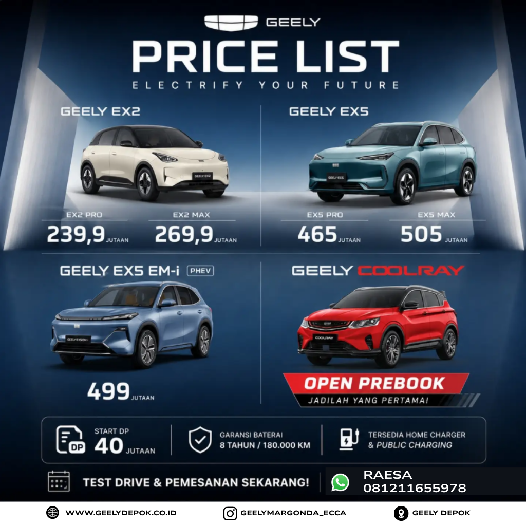 HARGA GEELY 2026